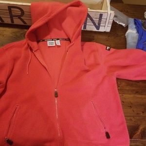 Ladies pink fleece jacket